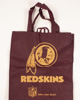 Burgundy canvas bad with Redskins Logo